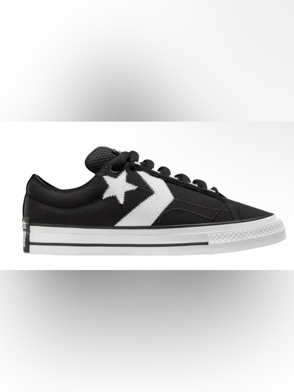 Converse Star Player Puff Ox Black White Sneakers A11483C